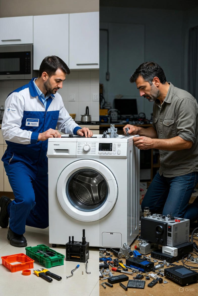 تفاوت نمایندگی رسمی تعمیرات آمل با تعمیرکار آزاد – مقایسه توسط حامی تعمیر